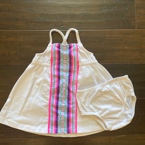 Baby girls dress with diaper cover
